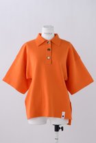 【エンフォルド/ENFOLD】のワイドアームポロSH/ポロシャツ オレンジ|ID: prp329100004039964 ipo3291000000036665526