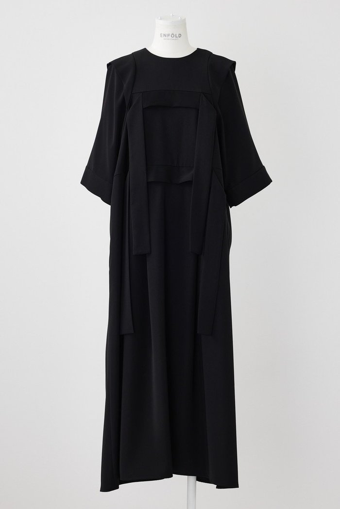 【エンフォルド/ENFOLD】のライトPEツイル ストリングドレープ DRS/ドレス インテリア・キッズ・メンズ・レディースファッション・服の通販 founy(ファニー) https://founy.com/ ファッション Fashion レディースファッション Fashion for Women ワンピース Dresses フォーマル・パーティードレス・結婚式用ドレス Elegant & Casual Dresses チュニック Tunic Tops & Dresses エレガント 上品 Elegant チュニック Tunic, Long Top ツイル Twist, Twisted Detail ドレス Dress, One-Piece ロング Long, Long-Length 人気 Popular, Best Seller 夏 Summer 定番 Standard, Basic Item 軽量 Lightweight, Ultra Light |ID: prp329100004039968 ipo3291000000035957485