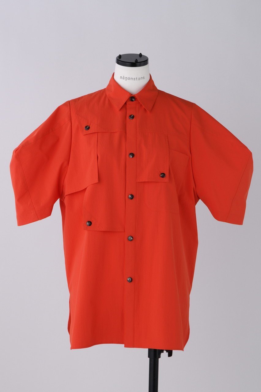 【ナゴンスタンス/nagonstans】のソフトタイプライター 3/4 Sleeve SH/シャツ インテリア・キッズ・メンズ・レディースファッション・服の通販 founy(ファニー) 　ファッション　Fashion　レディースファッション　Fashion for Women　トップス・カットソー　Cut & Sew Tops　シャツ・ブラウス・オフィスカジュアル　Elegant Blouses & Button-Ups　アシンメトリー　Asymmetrical Style　シンプル　Simple, Minimal　スリーブ　Sleeve, Long Sleeve / Short Sleeve　タイプライター　Typewriter Fabric, Crisp Cotton　フロント　Front, Front Design　ロング　Long, Long-Length　Chili|ID: prp329100004039974 ipo3291000000032905329