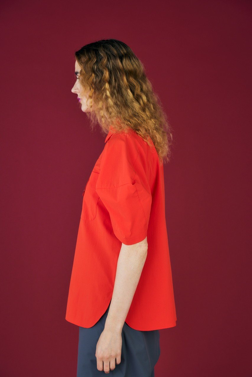 【ナゴンスタンス/nagonstans】のソフトタイプライター 3/4 Sleeve SH/シャツ 人気、トレンドファッション・服の通販 founy(ファニー) 　ファッション　Fashion　レディースファッション　Fashion for Women　トップス・カットソー　Cut & Sew Tops　シャツ・ブラウス・オフィスカジュアル　Elegant Blouses & Button-Ups　アシンメトリー　Asymmetrical Style　シンプル　Simple, Minimal　スリーブ　Sleeve, Long Sleeve / Short Sleeve　タイプライター　Typewriter Fabric, Crisp Cotton　フロント　Front, Front Design　ロング　Long, Long-Length　other-6|ID: prp329100004039974 ipo3291000000032905343