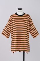 【ナゴンスタンス/nagonstans】のボーダー天竺 ルーズT/SH Tシャツ Peach|ID: prp329100004039981 ipo3291000000035531805