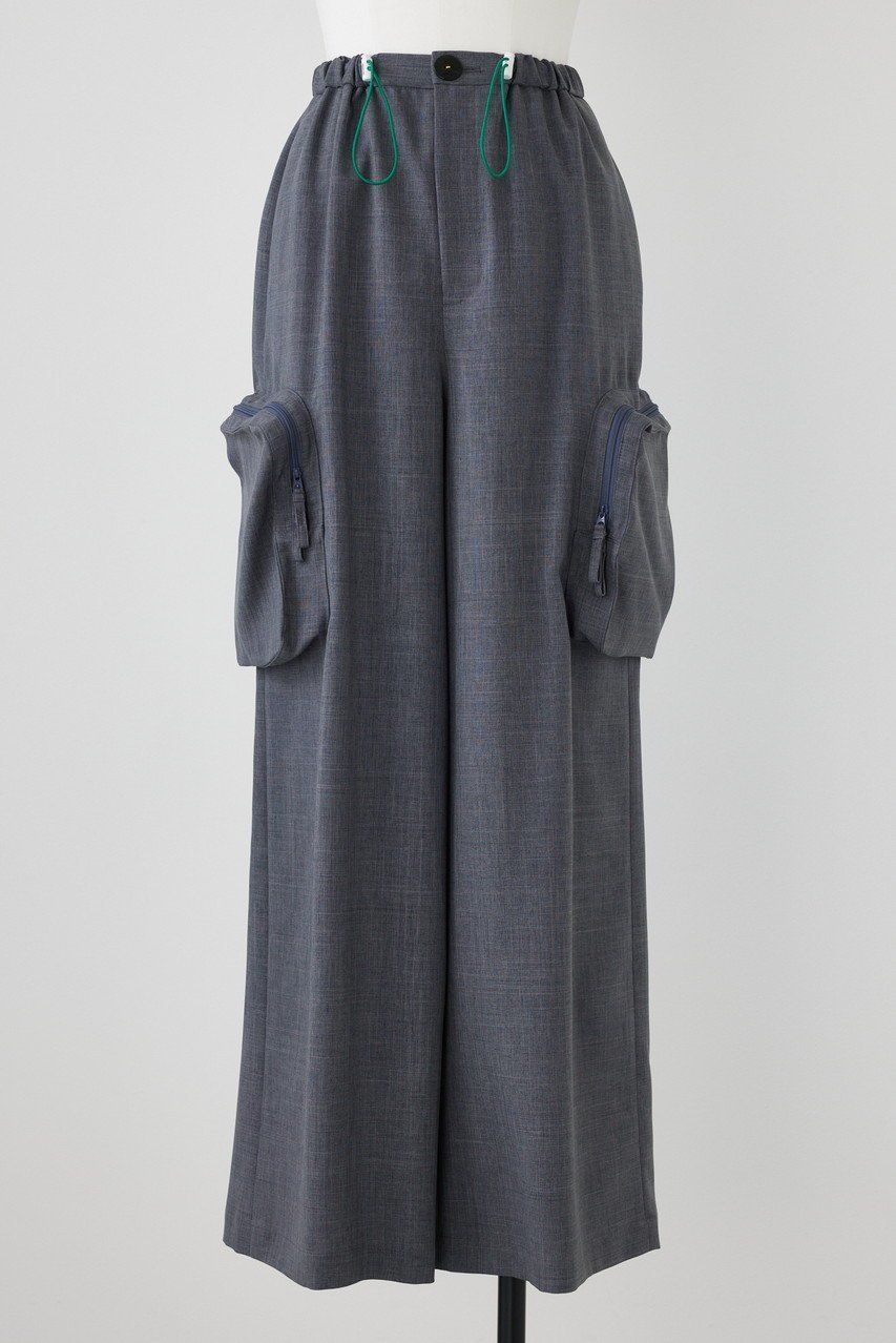 【ナゴンスタンス/nagonstans】のPEオックス Pocket wide PT/パンツ インテリア・キッズ・メンズ・レディースファッション・服の通販 founy(ファニー) 　ファッション　Fashion　レディースファッション　Fashion for Women　パンツ　Pants & Trousers　オックス　Oxford Fabric　ポケット　Pocket, Pocket Detail　リラックス　Relax, Relaxed Fit　Stone|ID: prp329100004039984 ipo3291000000032935796