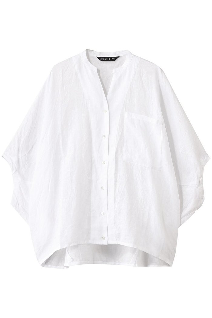 【ミズイロ インド/mizuiro ind】のlinen stand collar cocoon shirt シャツ インテリア・キッズ・メンズ・レディースファッション・服の通販 founy(ファニー) https://founy.com/ ファッション Fashion レディースファッション Ladies' Fashion Online トップス・カットソー Cut & Sew Tops シャツ/ブラウス Elegant Blouses & Button-Ups シアー Sheer ショート Short スタンド Stand スリーブ Sleeve リネン Linen 夏 Summer NEW・新作・新着・新入荷 New Arrivals |ID: prp329100004040008 ipo3291000000032694832
