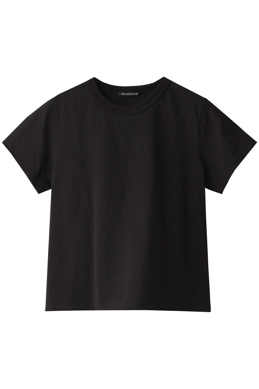 【ミズイロ インド/mizuiro ind】のbasic crew neck T Tシャツ インテリア・キッズ・メンズ・レディースファッション・服の通販 founy(ファニー) 　ファッション　Fashion　レディースファッション　WOMEN　トップス・カットソー　Tops/Tshirt　シャツ/ブラウス　Shirts/Blouses　ロング / Tシャツ　T-Shirts　カットソー　Cut and Sewn　インナー　Inner　ショート　Short　スリーブ　Sleeve　ベーシック　Basic　定番　Standard　ブラック|ID: prp329100004040014 ipo3291000000026950226