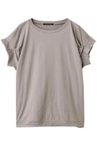 【ミズイロ インド/mizuiro ind】のfrill slv crew neck P/O プルオーバー 人気、トレンドファッション・服の通販 founy(ファニー) ファッション Fashion レディースファッション Fashion for Women トップス・カットソー Cut & Sew Tops シャツ・ブラウス・オフィスカジュアル Elegant Blouses & Button-Ups カジュアルプルオーバー・ニットトップス Pullovers & Knit Tops / Casual Pullovers ショート Short, Short Length シンプル Simple, Minimal スリーブ Sleeve, Long Sleeve / Short Sleeve フェミニン Feminine, Girly フリル Frill, Ruffle 夏 Summer 春 Spring S/S・春夏 SS, Spring/Summer, Warm Season thumbnail l.gray|ID: prp329100004040015 ipo3291000000032809334