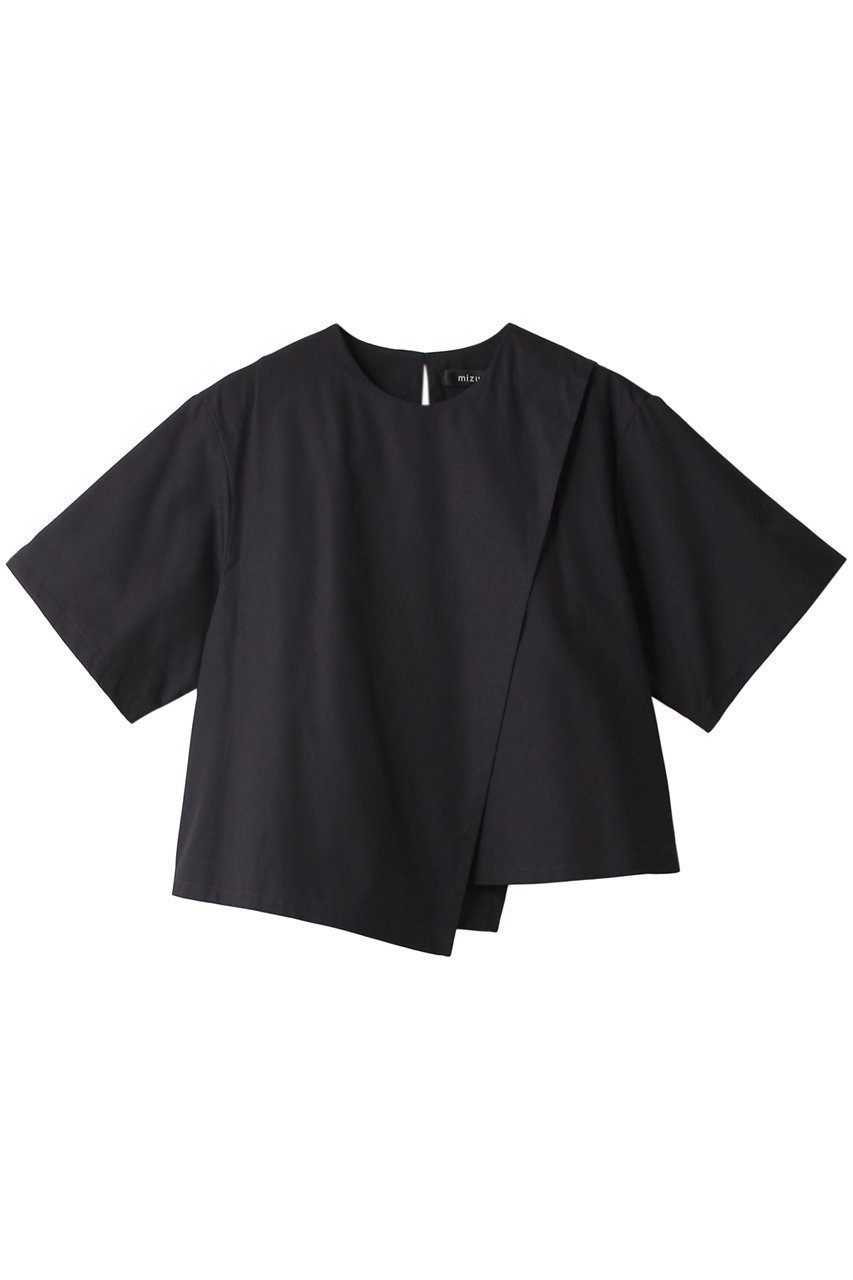 【ミズイロ インド/mizuiro ind】のasymmetry layered shirt シャツ インテリア・キッズ・メンズ・レディースファッション・服の通販 founy(ファニー) 　ファッション　Fashion　レディースファッション　WOMEN　トップス・カットソー　Tops/Tshirt　シャツ/ブラウス　Shirts/Blouses　アシンメトリー　Asymmetry　ショート　Short　スリット　Slit　スリーブ　Sleeve　トレンド　Trend　ラップ　Wrap　ネイビー|ID: prp329100004040017 ipo3291000000026950316