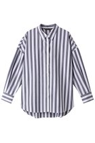 【ミズイロ インド/mizuiro ind】のstripe wide shirt シャツ ネイビー|ID: prp329100004040018 ipo3291000000029958555