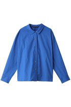 【ミズイロ インド/mizuiro ind】のback gather shirt シャツ ブルー|ID:prp329100004040021