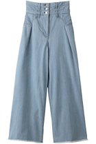 【ヒューエルミュージアム/hueLe Museum】の【STUMBLY】High Waist Wide Denim ブルー|ID: prp329100004040026 ipo3291000000036123681