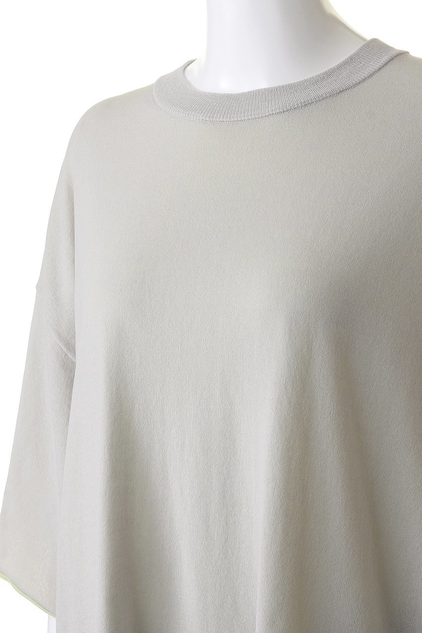 【メゾンスペシャル/MAISON SPECIAL】の【UNISEX】リバーシブルニットTシャツ 人気、トレンドファッション・服の通販 founy(ファニー) 　ファッション　Fashion　レディースファッション　Fashion for Women　トップス・カットソー　Cut & Sew Tops　ニット　Knit Tops & Sweaters　シャツ・ブラウス・オフィスカジュアル　Elegant Blouses & Button-Ups　ロングTシャツ・Tシャツ　Longline T-Shirts & Tees　カットソー・ベーシックTシャツ　Cut-and-Sewn Tops / Stretch Tees & Basics　ユニセックス　Unisex, Genderless　ショート　Short, Short Length　スリーブ　Sleeve, Long Sleeve / Short Sleeve　リバーシブル　Reversible, Two-Sided　定番　Standard, Basic Item　other-5|ID: prp329100004040031 ipo3291000000032922238