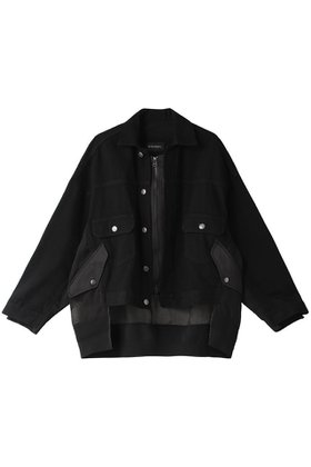 【ヒューエルミュージアム/hueLe Museum】 【STUMBLY】デニムオーガンジーコンビジャケット人気、トレンドファッション・服の通販 founy(ファニー) ファッション Fashion レディースファッション Fashion for Women アウター Coat / Outerwear Collection レディースジャケット・軽アウター Jackets オーガンジー Organza Fabric コンビ Combo, Combination Style ジャケット Jacket, Outerwear デニム Denim, Jeans Material フロント Front, Front Design |ID:prp329100004040096