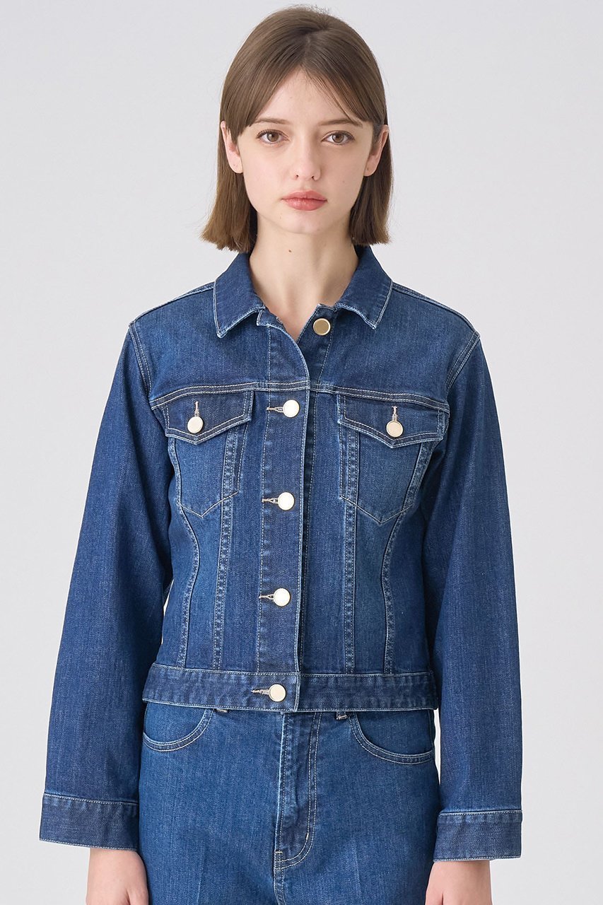 【アナイ/ANAYI】のストレッチデニムペプラム ジャケット 人気、トレンドファッション・服の通販 founy(ファニー) ファッション Fashion レディースファッション Fashion for Women アウター Coat / Outerwear Collection レディースジャケット・軽アウター Jackets コンパクト Compact, Small Size ジャケット Jacket, Outerwear ストレッチ Stretch, Stretchy Fabric デニム Denim, Jeans Material フェミニン Feminine, Girly ペプラム Peplum, Flared Hem 秋 Autumn other-8|ID: prp329100004040766 ipo3291000000035968880