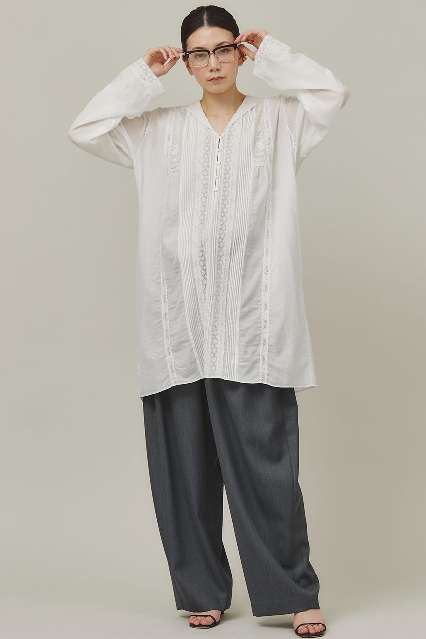 【カレンソロジー/Curensology】のコットンレーヨンレースチュニック 人気、トレンドファッション・服の通販 founy(ファニー) 　ファッション　Fashion　レディースファッション　Fashion for Women　ワンピース　Dresses　チュニック　Tunic Tops & Dresses　おすすめ　Recommended / Our Picks　インド　Indian Textile　シンプル　Simple, Minimal　チュニック　Tunic, Long Top　デニム　Denim, Jeans Material　ベスト　Vest, Waistcoat　レース　Lace, Lace Fabric　ワイド　Wide, Wide Fit　ヴィンテージ　Vintage Style　A/W・秋冬　Autumn/Winter　other-4|ID: prp329100004040775 ipo3291000000032876765