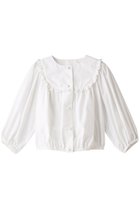 【アミカ/AMICA / KIDS】の【KIDS】【別注】パールブラウス 人気、トレンドファッション・服の通販 founy(ファニー) ファッション Fashion キッズファッション KIDS ギャザー Gather スリーブ Sleeve パール Pearl ロング Long 別注 Special Order thumbnail ホワイト|ID: prp329100004040924 ipo3291000000029973721