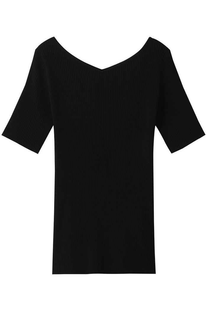 【リムアーク/RIM.ARK】のBoth v half sleeve tops/トップス インテリア・キッズ・メンズ・レディースファッション・服の通販 founy(ファニー) https://founy.com/ ファッション Fashion レディースファッション WOMEN トップス・カットソー Tops/Tshirt シャツ/ブラウス Shirts/Blouses ショート Short スリーブ Sleeve フロント Front |ID: prp329100004041801 ipo3291000000032376760