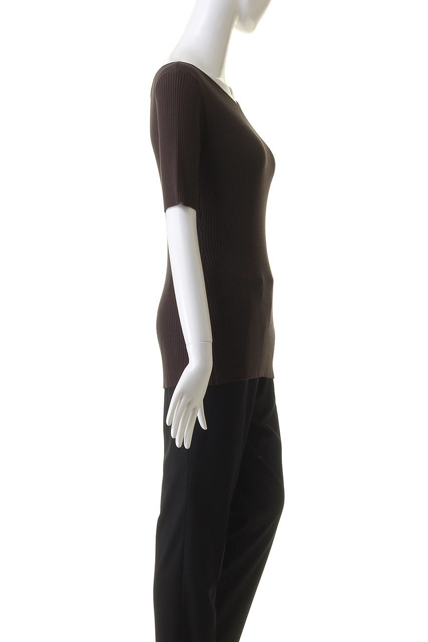 【リムアーク/RIM.ARK】のBoth v half sleeve tops/トップス 人気、トレンドファッション・服の通販 founy(ファニー) 　ファッション　Fashion　レディースファッション　WOMEN　トップス・カットソー　Tops/Tshirt　シャツ/ブラウス　Shirts/Blouses　ショート　Short　スリーブ　Sleeve　フロント　Front　other-3|ID: prp329100004041801 ipo3291000000032376766