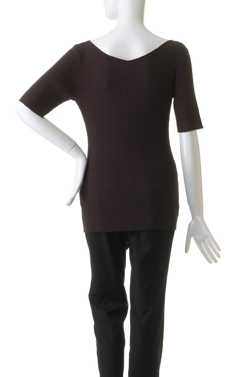 【リムアーク/RIM.ARK】のBoth v half sleeve tops/トップス 人気、トレンドファッション・服の通販 founy(ファニー) 　ファッション　Fashion　レディースファッション　WOMEN　トップス・カットソー　Tops/Tshirt　シャツ/ブラウス　Shirts/Blouses　ショート　Short　スリーブ　Sleeve　フロント　Front　other-4|ID: prp329100004041801 ipo3291000000032376767