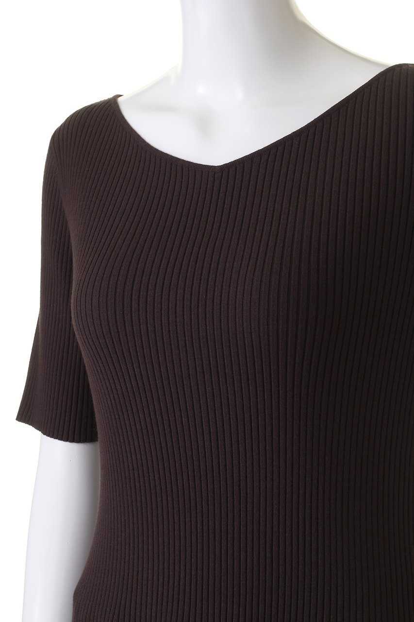 【リムアーク/RIM.ARK】のBoth v half sleeve tops/トップス 人気、トレンドファッション・服の通販 founy(ファニー) 　ファッション　Fashion　レディースファッション　WOMEN　トップス・カットソー　Tops/Tshirt　シャツ/ブラウス　Shirts/Blouses　ショート　Short　スリーブ　Sleeve　フロント　Front　other-5|ID: prp329100004041801 ipo3291000000032376768