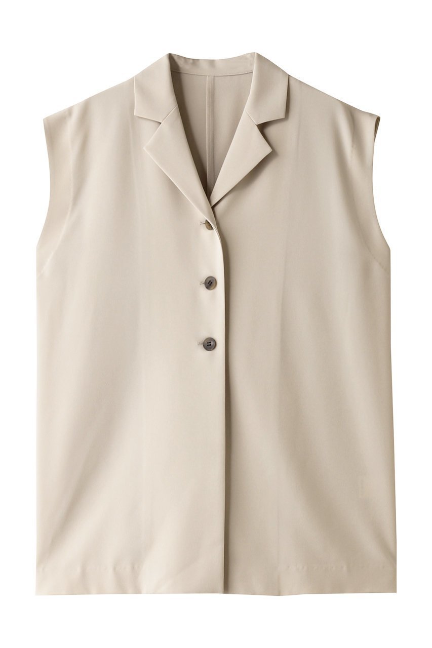 【リムアーク/RIM.ARK】のRelax comfy box tops/トップス インテリア・キッズ・メンズ・レディースファッション・服の通販 founy(ファニー) ファッション Fashion レディースファッション Fashion for Women トップス・カットソー Cut & Sew Tops シャツ・ブラウス・オフィスカジュアル Elegant Blouses & Button-Ups ショート Short, Short Length スタイリッシュ Stylish, Fashionable ストレッチ Stretch, Stretchy Fabric スリーブ Sleeve, Long Sleeve / Short Sleeve フィット Fit, Slim Fit ベスト Vest, Waistcoat リラックス Relax, Relaxed Fit ライトベージュ|ID: prp329100004041803 ipo3291000000032879622