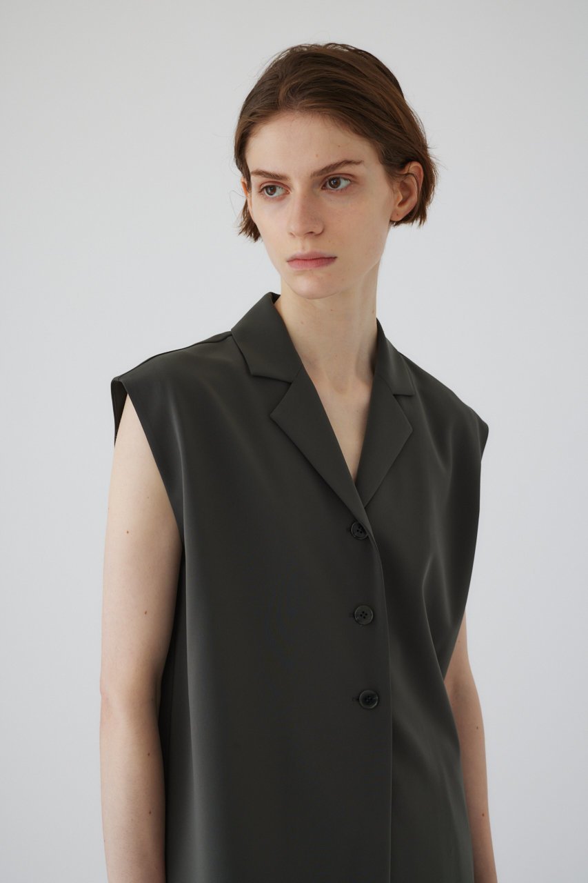 【リムアーク/RIM.ARK】のRelax comfy box tops/トップス 人気、トレンドファッション・服の通販 founy(ファニー) ファッション Fashion レディースファッション Fashion for Women トップス・カットソー Cut & Sew Tops シャツ・ブラウス・オフィスカジュアル Elegant Blouses & Button-Ups ショート Short, Short Length スタイリッシュ Stylish, Fashionable ストレッチ Stretch, Stretchy Fabric スリーブ Sleeve, Long Sleeve / Short Sleeve フィット Fit, Slim Fit ベスト Vest, Waistcoat リラックス Relax, Relaxed Fit other-6|ID: prp329100004041803 ipo3291000000032879655