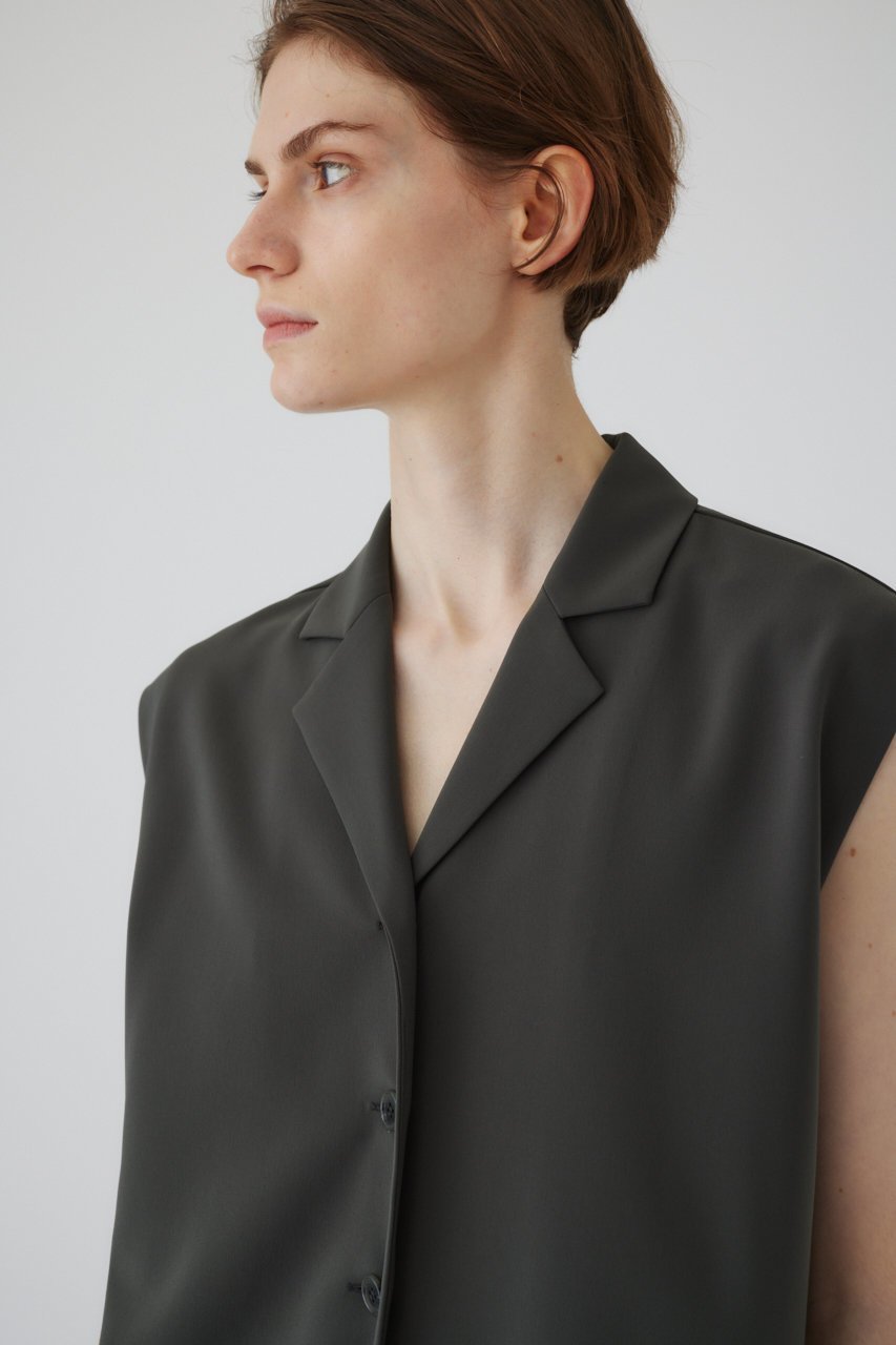 【リムアーク/RIM.ARK】のRelax comfy box tops/トップス 人気、トレンドファッション・服の通販 founy(ファニー) ファッション Fashion レディースファッション Fashion for Women トップス・カットソー Cut & Sew Tops シャツ・ブラウス・オフィスカジュアル Elegant Blouses & Button-Ups ショート Short, Short Length スタイリッシュ Stylish, Fashionable ストレッチ Stretch, Stretchy Fabric スリーブ Sleeve, Long Sleeve / Short Sleeve フィット Fit, Slim Fit ベスト Vest, Waistcoat リラックス Relax, Relaxed Fit other-7|ID: prp329100004041803 ipo3291000000032879660