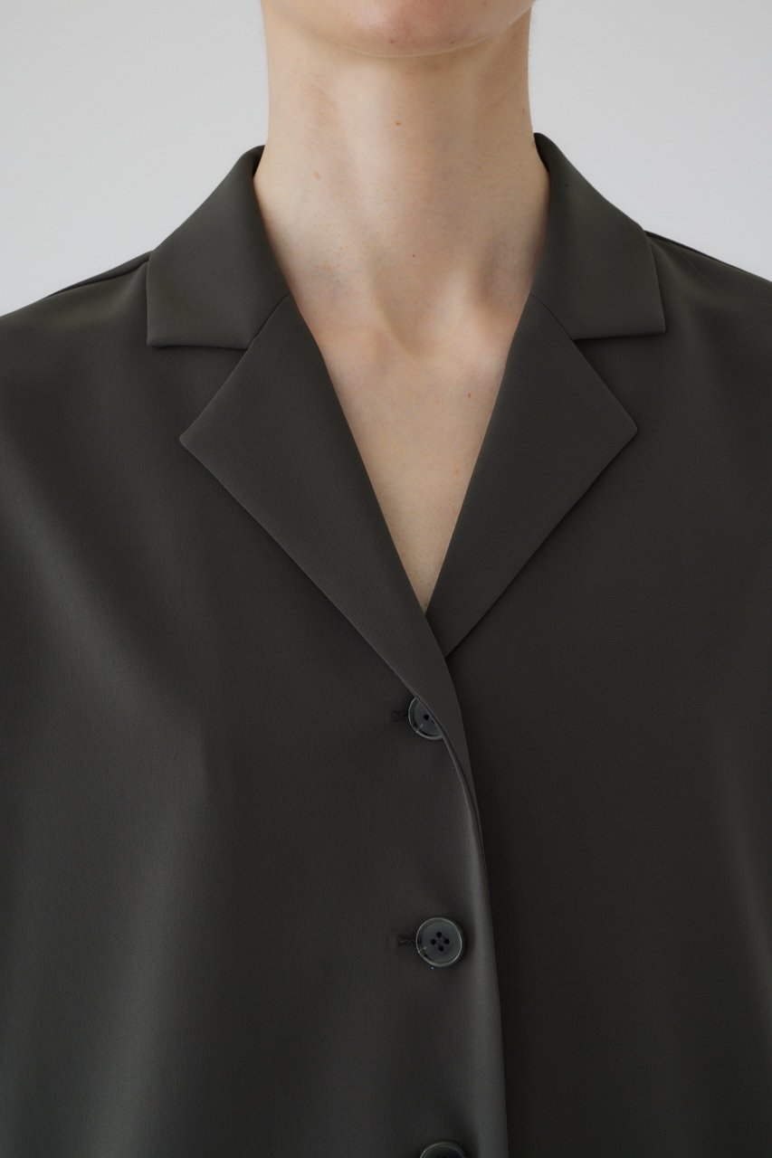 【リムアーク/RIM.ARK】のRelax comfy box tops/トップス 人気、トレンドファッション・服の通販 founy(ファニー) ファッション Fashion レディースファッション Fashion for Women トップス・カットソー Cut & Sew Tops シャツ・ブラウス・オフィスカジュアル Elegant Blouses & Button-Ups ショート Short, Short Length スタイリッシュ Stylish, Fashionable ストレッチ Stretch, Stretchy Fabric スリーブ Sleeve, Long Sleeve / Short Sleeve フィット Fit, Slim Fit ベスト Vest, Waistcoat リラックス Relax, Relaxed Fit other-8|ID: prp329100004041803 ipo3291000000032879666