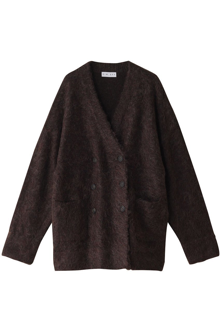 【リムアーク/RIM.ARK】のDouble breasted knit C/D/カーディガン 人気、トレンドファッション・服の通販 founy(ファニー) 　ファッション　Fashion　レディースファッション　Fashion for Women　トップス・カットソー　Cut & Sew Tops　ニット　Knit Tops & Sweaters　カーディガン・羽織り　Layered Style Cardigans　カーディガン　Cardigan, Knitwear　クール　Cool, Chic　ダブル　Double, Double-Breasted　フロント　Front, Front Design　ミックス　Mix, Mixed Style　 other-1|ID: prp329100004041806 ipo3291000000032959476