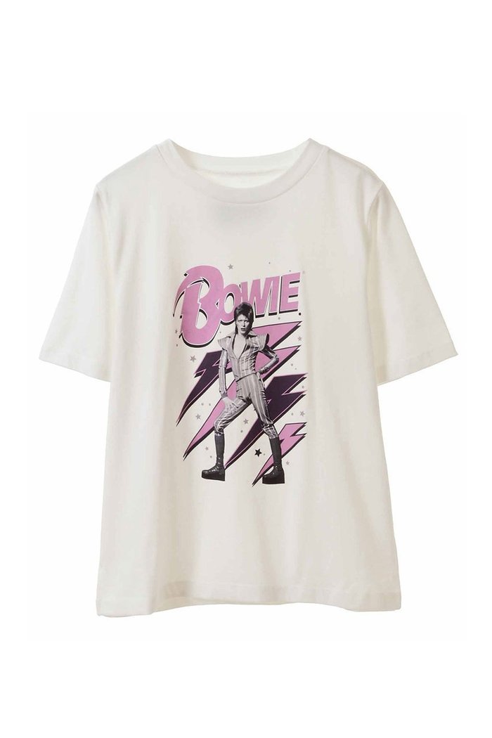 【トランテアン ソン ドゥ モード/31 Sons de mode】の【DAVID BOWIE】サンダーロゴTシャツ インテリア・キッズ・メンズ・レディースファッション・服の通販 founy(ファニー) https://founy.com/ ファッション Fashion レディースファッション WOMEN トップス・カットソー Tops/Tshirt シャツ/ブラウス Shirts/Blouses ロング / Tシャツ T-Shirts カットソー Cut and Sewn ショート Short スリーブ Sleeve ルーズ Loose 再入荷 Restock/Back In Stock/Re Arrival 定番 Standard |ID: prp329100004041812 ipo3291000000029639255