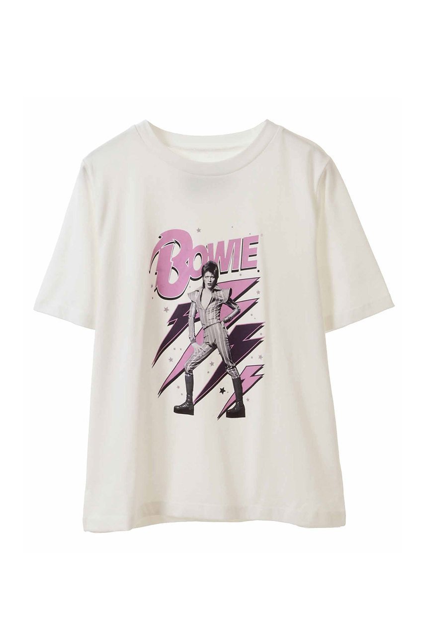 【トランテアン ソン ドゥ モード/31 Sons de mode】の【DAVID BOWIE】サンダーロゴTシャツ 人気、トレンドファッション・服の通販 founy(ファニー) 　ファッション　Fashion　レディースファッション　WOMEN　トップス・カットソー　Tops/Tshirt　シャツ/ブラウス　Shirts/Blouses　ロング / Tシャツ　T-Shirts　カットソー　Cut and Sewn　ショート　Short　スリーブ　Sleeve　ルーズ　Loose　再入荷　Restock/Back In Stock/Re Arrival　定番　Standard　 other-1|ID: prp329100004041812 ipo3291000000029639255