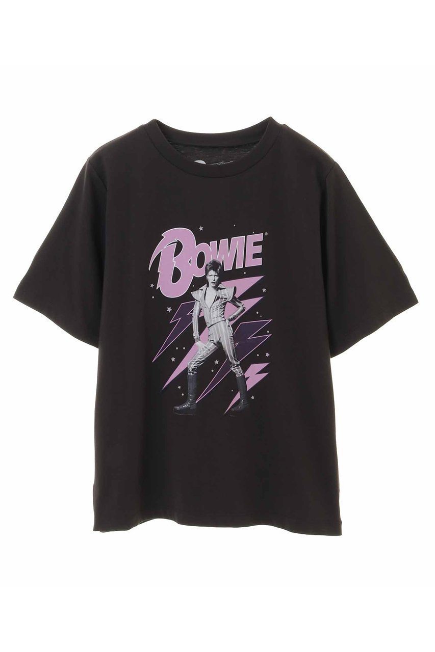 【トランテアン ソン ドゥ モード/31 Sons de mode】の【DAVID BOWIE】サンダーロゴTシャツ インテリア・キッズ・メンズ・レディースファッション・服の通販 founy(ファニー) 　ファッション　Fashion　レディースファッション　WOMEN　トップス・カットソー　Tops/Tshirt　シャツ/ブラウス　Shirts/Blouses　ロング / Tシャツ　T-Shirts　カットソー　Cut and Sewn　ショート　Short　スリーブ　Sleeve　ルーズ　Loose　再入荷　Restock/Back In Stock/Re Arrival　定番　Standard　チャコールグレー|ID: prp329100004041812 ipo3291000000029639257