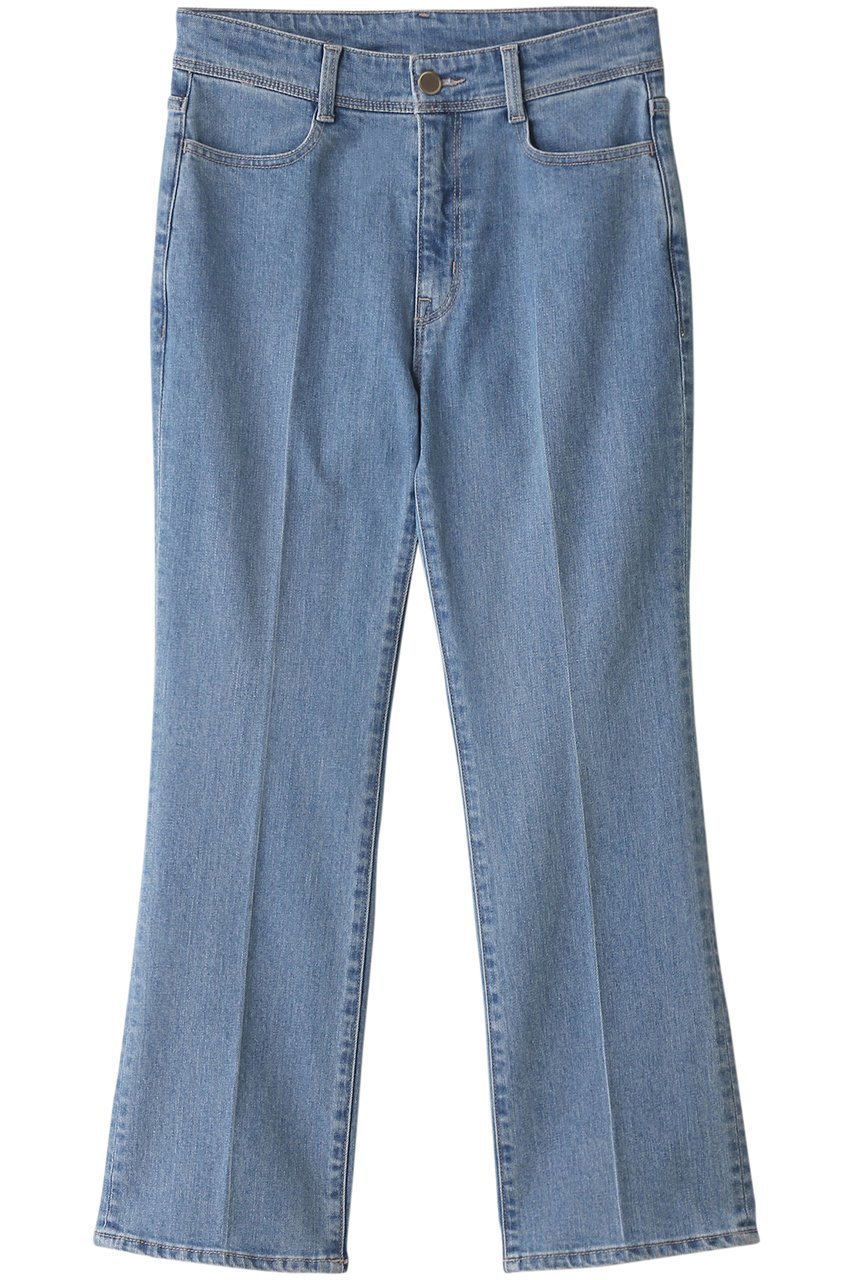 【アナイ/ANAYI】のストレッチデニムストレートパンツ インテリア・キッズ・メンズ・レディースファッション・服の通販 founy(ファニー) 　ファッション　Fashion　レディースファッション　Fashion for Women　パンツ　Pants & Trousers　デニムパンツ・ジーンズ・美脚デニム　Denim Jeans & Pants　シンプル　Simple, Minimal　ストレート　Straight, Straight Cut　スリム　Slim, Slim Fit　センター　Center, Center Line　デニム　Denim, Jeans Material　ブルー|ID: prp329100004041844 ipo3291000000035945596