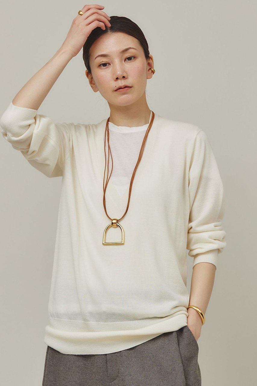 【カレンソロジー/Curensology】のファインウールVネックプルオーバー 人気、トレンドファッション・服の通販 founy(ファニー) 　ファッション　Fashion　レディースファッション　Fashion for Women　トップス・カットソー　Cut & Sew Tops　ニット　Knit Tops & Sweaters　カジュアルプルオーバー・ニットトップス　Pullovers & Knit Tops / Casual Pullovers　Vネックトップス　V-Neck Tops / V-Cut Neckline Shirts　おすすめ　Recommended / Our Picks　なめらか　Smooth, Silky Texture　シンプル　Simple, Minimal　タンク　Tank Top, Sleeveless Top　other-2|ID: prp329100004041847 ipo3291000000032927762