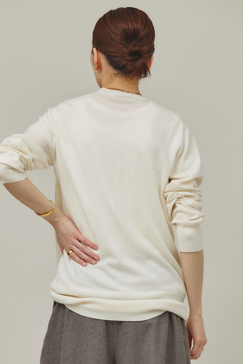 【カレンソロジー/Curensology】のファインウールVネックプルオーバー 人気、トレンドファッション・服の通販 founy(ファニー) 　ファッション　Fashion　レディースファッション　Fashion for Women　トップス・カットソー　Cut & Sew Tops　ニット　Knit Tops & Sweaters　カジュアルプルオーバー・ニットトップス　Pullovers & Knit Tops / Casual Pullovers　Vネックトップス　V-Neck Tops / V-Cut Neckline Shirts　おすすめ　Recommended / Our Picks　なめらか　Smooth, Silky Texture　シンプル　Simple, Minimal　タンク　Tank Top, Sleeveless Top　other-4|ID: prp329100004041847 ipo3291000000032927779