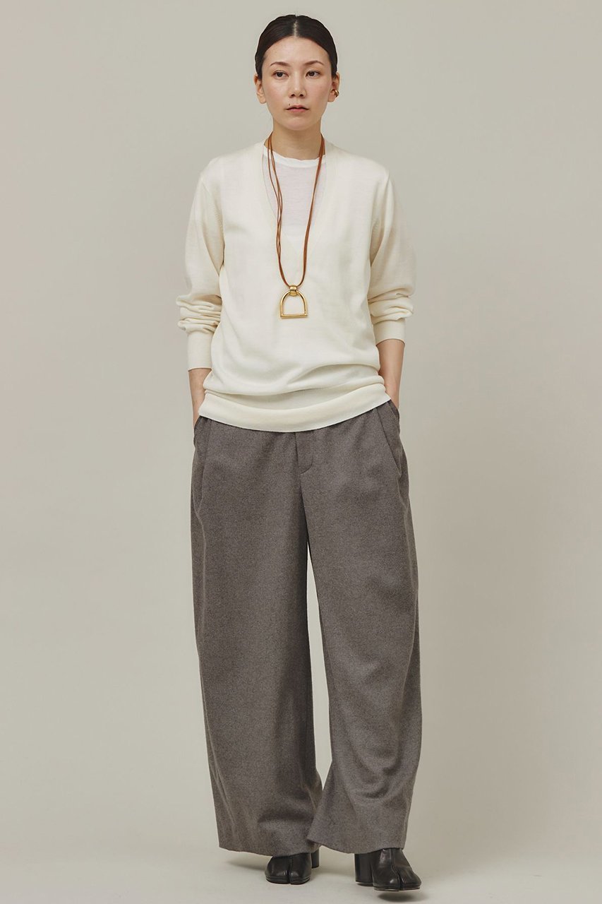 【カレンソロジー/Curensology】のファインウールVネックプルオーバー 人気、トレンドファッション・服の通販 founy(ファニー) 　ファッション　Fashion　レディースファッション　Fashion for Women　トップス・カットソー　Cut & Sew Tops　ニット　Knit Tops & Sweaters　カジュアルプルオーバー・ニットトップス　Pullovers & Knit Tops / Casual Pullovers　Vネックトップス　V-Neck Tops / V-Cut Neckline Shirts　おすすめ　Recommended / Our Picks　なめらか　Smooth, Silky Texture　シンプル　Simple, Minimal　タンク　Tank Top, Sleeveless Top　other-5|ID: prp329100004041847 ipo3291000000032927786