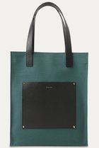 【クルニ/CULLNI】のLeather Pocket キャンバストートバッグ 人気、トレンドファッション・服の通販 founy(ファニー) ファッション Fashion レディースファッション Fashion for Women バッグ Bags ユニセックス Unisex, Genderless トートバッグ Tote Bag, Large Shoulder Bag ポケット Pocket, Pocket Detail エレガント 上品 Elegant thumbnail グリーン|ID: prp329100004041862 ipo3291000000035865868