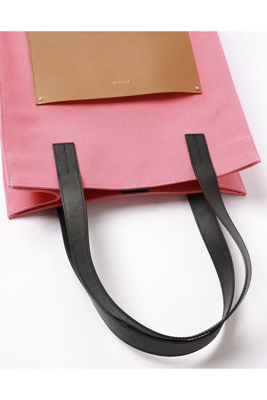 【クルニ/CULLNI】のLeather Pocket キャンバストートバッグ 人気、トレンドファッション・服の通販 founy(ファニー) 　ファッション　Fashion　レディースファッション　Fashion for Women　バッグ　Bags　ユニセックス　Unisex, Genderless　トートバッグ　Tote Bag, Large Shoulder Bag　ポケット　Pocket, Pocket Detail　エレガント 上品　Elegant　other-4|ID: prp329100004041862 ipo3291000000035865872