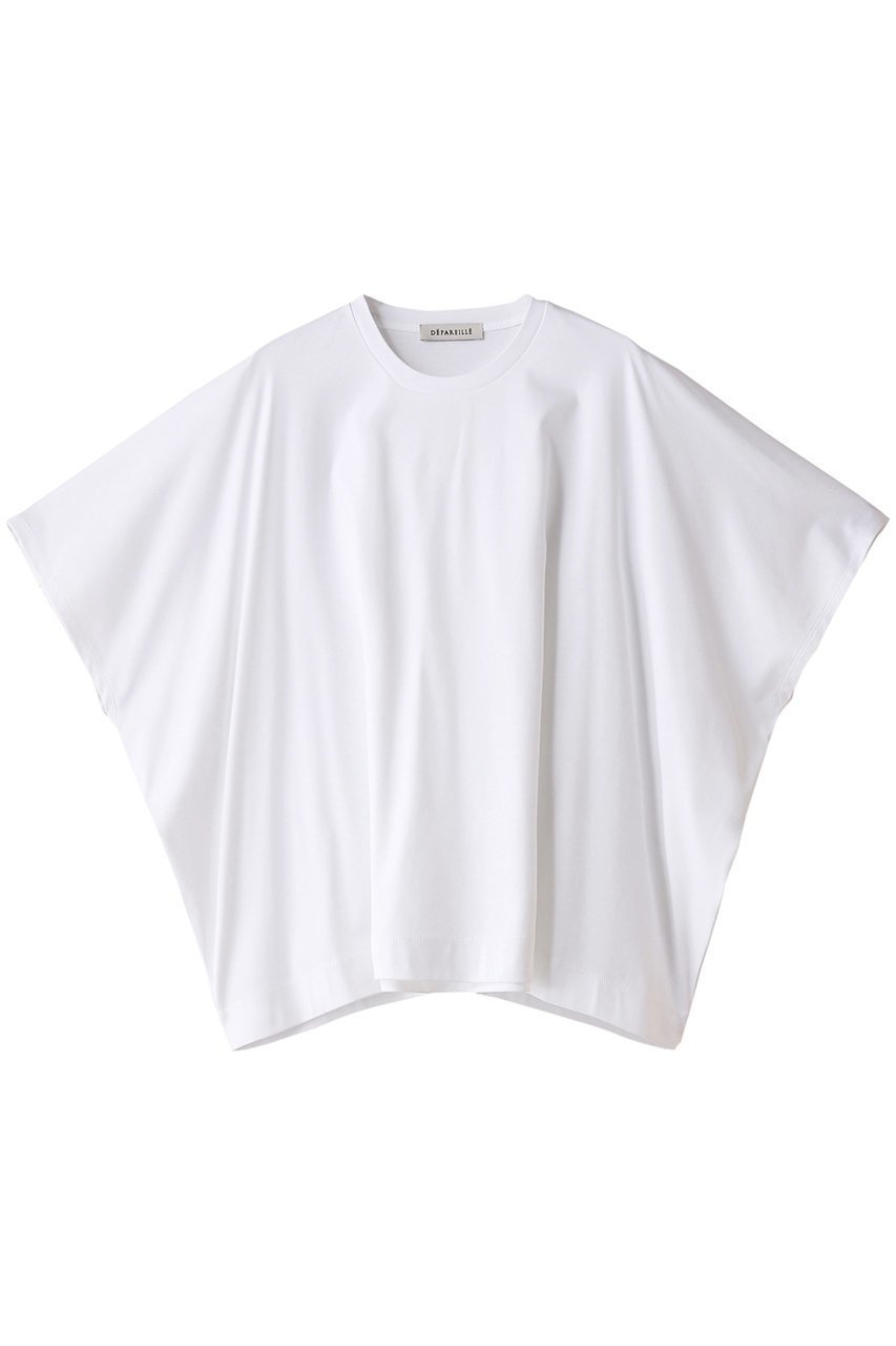 【デパリエ/DEPAREILLE】のスクエアビッグシルエットTシャツ 人気、トレンドファッション・服の通販 founy(ファニー) 　ファッション　Fashion　レディースファッション　Fashion for Women　トップス・カットソー　Cut & Sew Tops　シャツ・ブラウス・オフィスカジュアル　Elegant Blouses & Button-Ups　ロングTシャツ・Tシャツ　Longline T-Shirts & Tees　カットソー・ベーシックTシャツ　Cut-and-Sewn Tops / Stretch Tees & Basics　ショート　Short, Short Length　シンプル　Simple, Minimal　スリーブ　Sleeve, Long Sleeve / Short Sleeve　ビッグ　Big, Oversized　リラックス　Relax, Relaxed Fit　再入荷　Restock / Back in Stock　 other-1|ID: prp329100004041863 ipo3291000000032855528