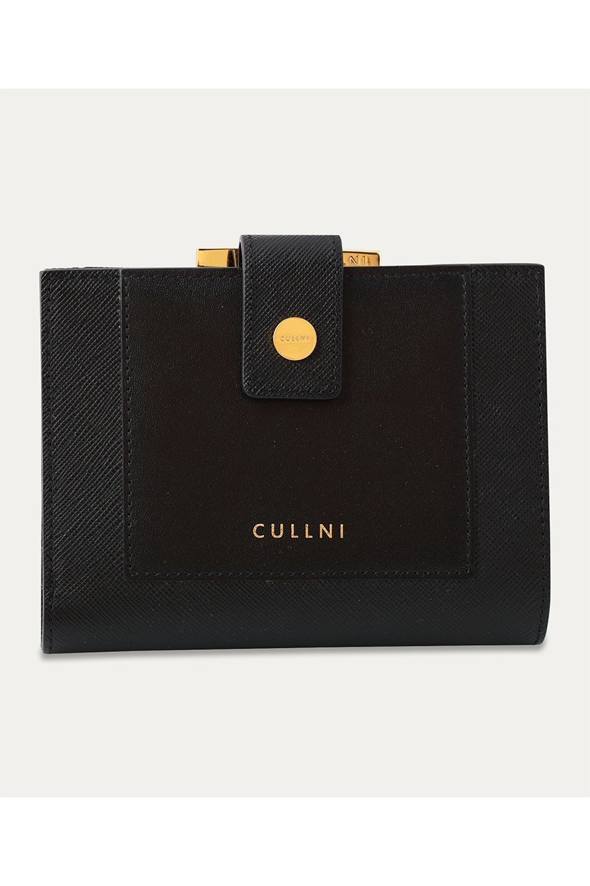 【クルニ/CULLNI】の【UNISEX】Leather Combination ウォレット with A Clasp インテリア・キッズ・メンズ・レディースファッション・服の通販 founy(ファニー) 　ファッション　Fashion　レディースファッション　WOMEN　財布　Wallets　ユニセックス　Unisex　ウォレット　Wallet　モダン　Modern　財布　Wallet　ブラックコンビ|ID: prp329100004041876 ipo3291000000029410172