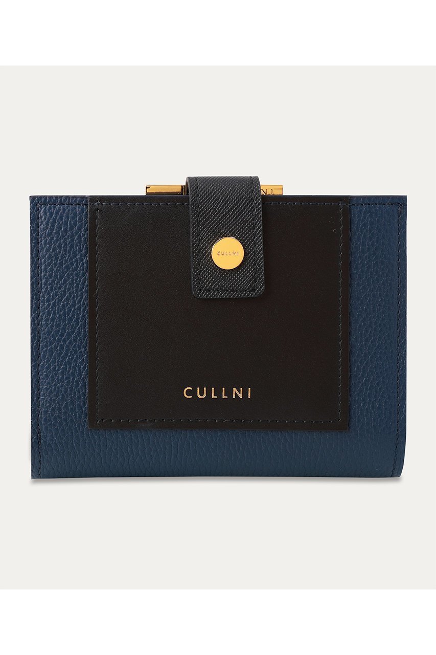 【クルニ/CULLNI】のLeather Combination ウォレット with A Clasp インテリア・キッズ・メンズ・レディースファッション・服の通販 founy(ファニー) 　ファッション　Fashion　レディースファッション　Fashion for Women　ミニ財布・二つ折り財布　Wallets & Card Cases　バッグ　Bags　ユニセックス　Unisex, Genderless　ウォレット　Wallet　ボックス　Boxy, Box Shape　ポケット　Pocket, Pocket Detail　モダン　Modern, Contemporary　財布　Wallet, Purse　インディゴブルー|ID: prp329100004041876 ipo3291000000032793903
