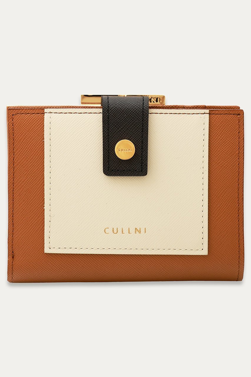 【クルニ/CULLNI】のLeather Combination ウォレット with A Clasp インテリア・キッズ・メンズ・レディースファッション・服の通販 founy(ファニー) 　ファッション　Fashion　レディースファッション　Fashion for Women　ミニ財布・二つ折り財布　Wallets & Card Cases　バッグ　Bags　ユニセックス　Unisex, Genderless　ウォレット　Wallet　ボックス　Boxy, Box Shape　ポケット　Pocket, Pocket Detail　モダン　Modern, Contemporary　財布　Wallet, Purse　アンバー×マッシュルーム|ID: prp329100004041876 ipo3291000000032793914