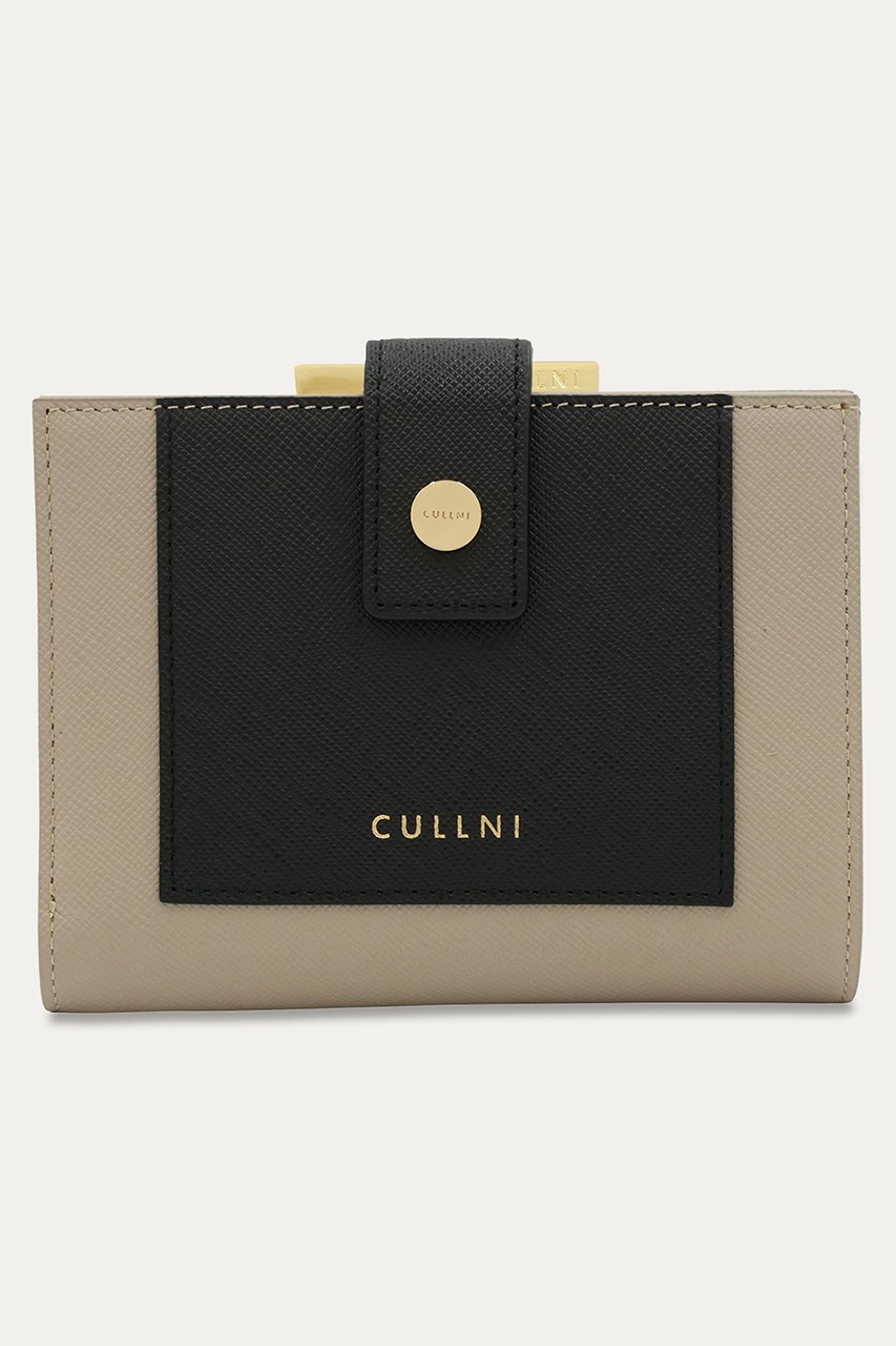 【クルニ/CULLNI】のLeather Combination ウォレット with A Clasp インテリア・キッズ・メンズ・レディースファッション・服の通販 founy(ファニー) ファッション Fashion レディースファッション Fashion for Women ミニ財布・二つ折り財布 Wallets & Card Cases ユニセックス Unisex, Genderless ウォレット Wallet ボックス Boxy, Box Shape ポケット Pocket, Pocket Detail モダン Modern, Contemporary 財布 Wallet, Purse グレー|ID: prp329100004041876 ipo3291000000034133913