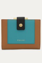 【クルニ/CULLNI】のLeather Combination ウォレット with A Clasp 人気、トレンドファッション・服の通販 founy(ファニー) ファッション Fashion レディースファッション Fashion for Women ミニ財布・二つ折り財布 Wallets & Card Cases ユニセックス Unisex, Genderless ウォレット Wallet ボックス Boxy, Box Shape ポケット Pocket, Pocket Detail モダン Modern, Contemporary 財布 Wallet, Purse thumbnail アンバー×ブルーグリーン|ID: prp329100004041876 ipo3291000000034133914