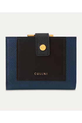 【クルニ/CULLNI】のLeather Combination ウォレット with A Clasp 人気、トレンドファッション・服の通販 founy(ファニー) ファッション Fashion レディースファッション Fashion for Women ミニ財布・二つ折り財布 Wallets & Card Cases ユニセックス Unisex, Genderless ウォレット Wallet ボックス Boxy, Box Shape ポケット Pocket, Pocket Detail モダン Modern, Contemporary 財布 Wallet, Purse |ID:prp329100004041876