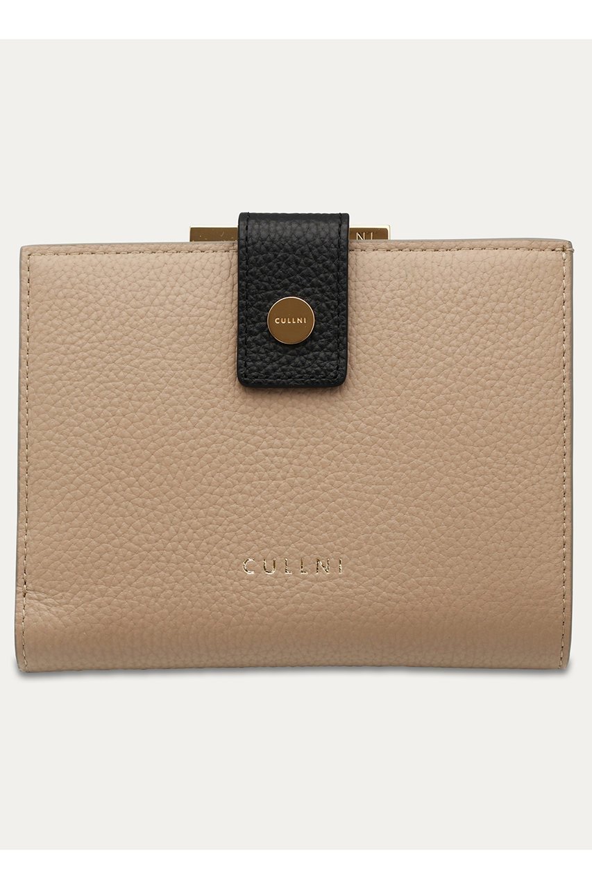 【クルニ/CULLNI】のLeather ウォレット with A Clasp インテリア・キッズ・メンズ・レディースファッション・服の通販 founy(ファニー) 　ファッション　Fashion　レディースファッション　Fashion for Women　ミニ財布・二つ折り財布　Wallets & Card Cases　バッグ　Bags　ユニセックス　Unisex, Genderless　ウォレット　Wallet　スタイリッシュ　Stylish, Fashionable　ボックス　Boxy, Box Shape　ポケット　Pocket, Pocket Detail　財布　Wallet, Purse　フォーン|ID: prp329100004041877 ipo3291000000032793947