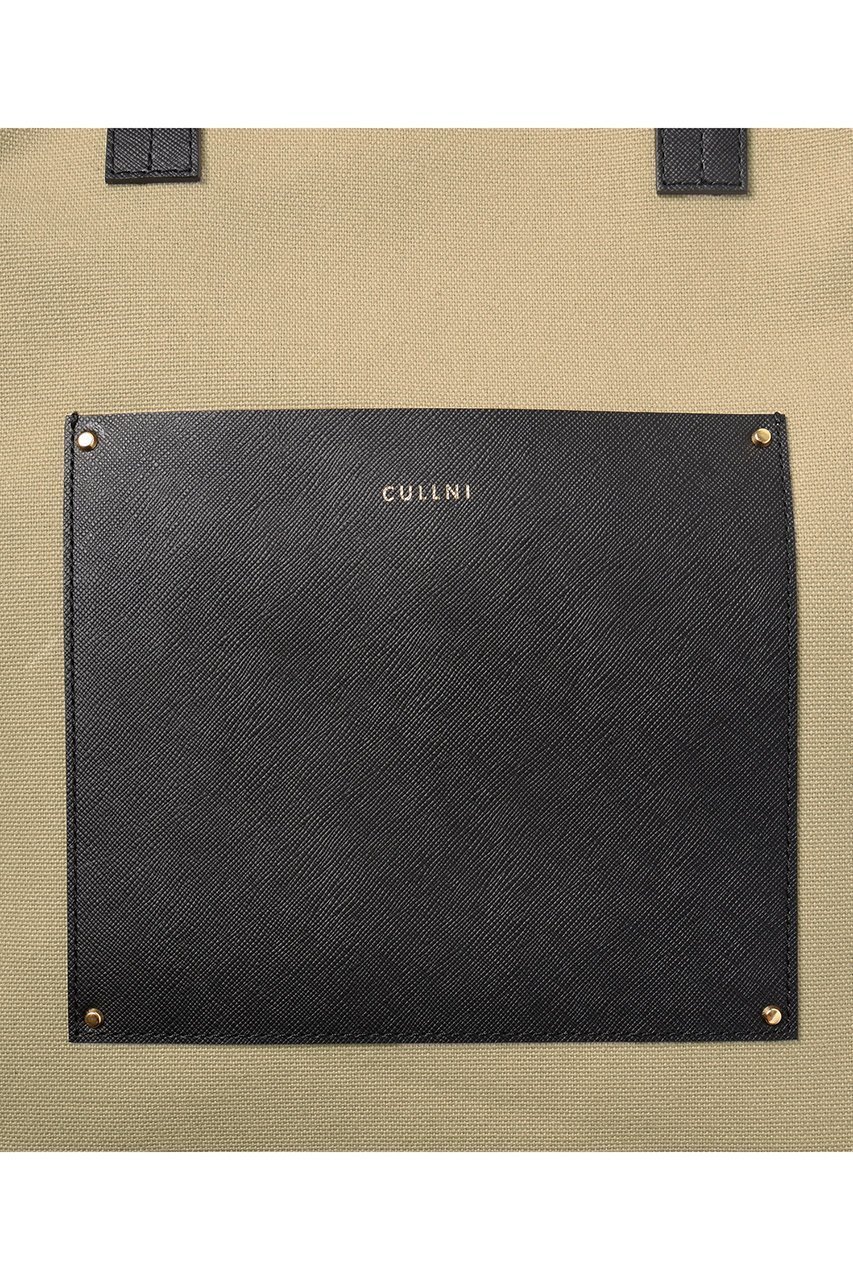 【クルニ/CULLNI】のLeather Pocket キャンバスミニトートバッグ 人気、トレンドファッション・服の通販 founy(ファニー) 　ファッション　Fashion　レディースファッション　Fashion for Women　バッグ　Bags　ユニセックス　Unisex, Genderless　トートバッグ　Tote Bag, Large Shoulder Bag　ポケット　Pocket, Pocket Detail　エレガント 上品　Elegant　other-2|ID: prp329100004041882 ipo3291000000035462604
