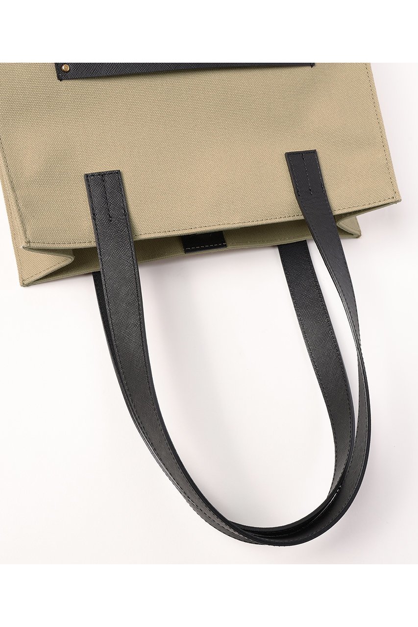 【クルニ/CULLNI】のLeather Pocket キャンバスミニトートバッグ 人気、トレンドファッション・服の通販 founy(ファニー) 　ファッション　Fashion　レディースファッション　Fashion for Women　バッグ　Bags　ユニセックス　Unisex, Genderless　トートバッグ　Tote Bag, Large Shoulder Bag　ポケット　Pocket, Pocket Detail　エレガント 上品　Elegant　other-5|ID: prp329100004041882 ipo3291000000035462610