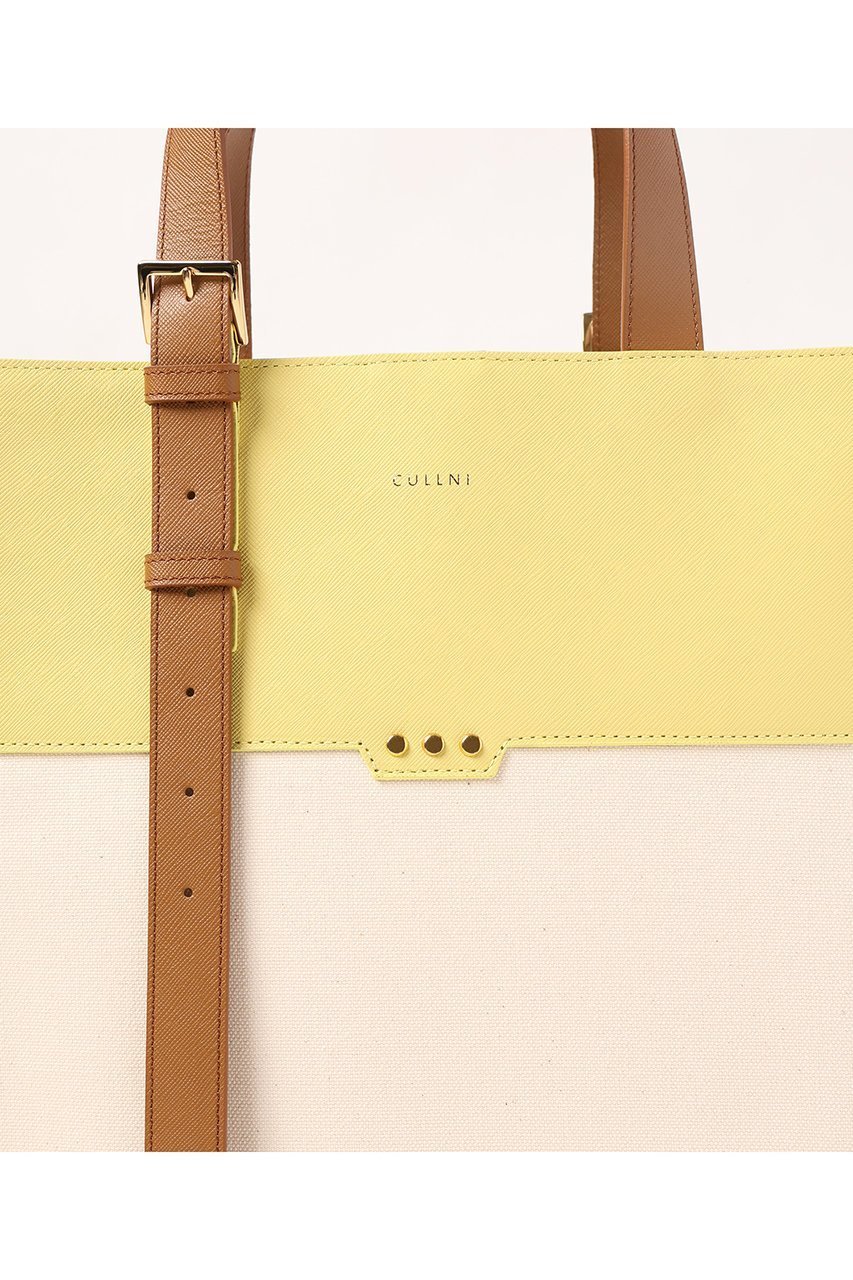 【クルニ/CULLNI】のBelt Handle Leather & Canvas Combination トートバッグ 人気、トレンドファッション・服の通販 founy(ファニー) 　ファッション　Fashion　レディースファッション　Fashion for Women　バッグ　Bags　ユニセックス　Unisex, Genderless　キャンバス　Canvas, Canvas Fabric　スタッズ　Studs, Metal Accents　ポケット　Pocket, Pocket Detail　other-2|ID: prp329100004041889 ipo3291000000036554542
