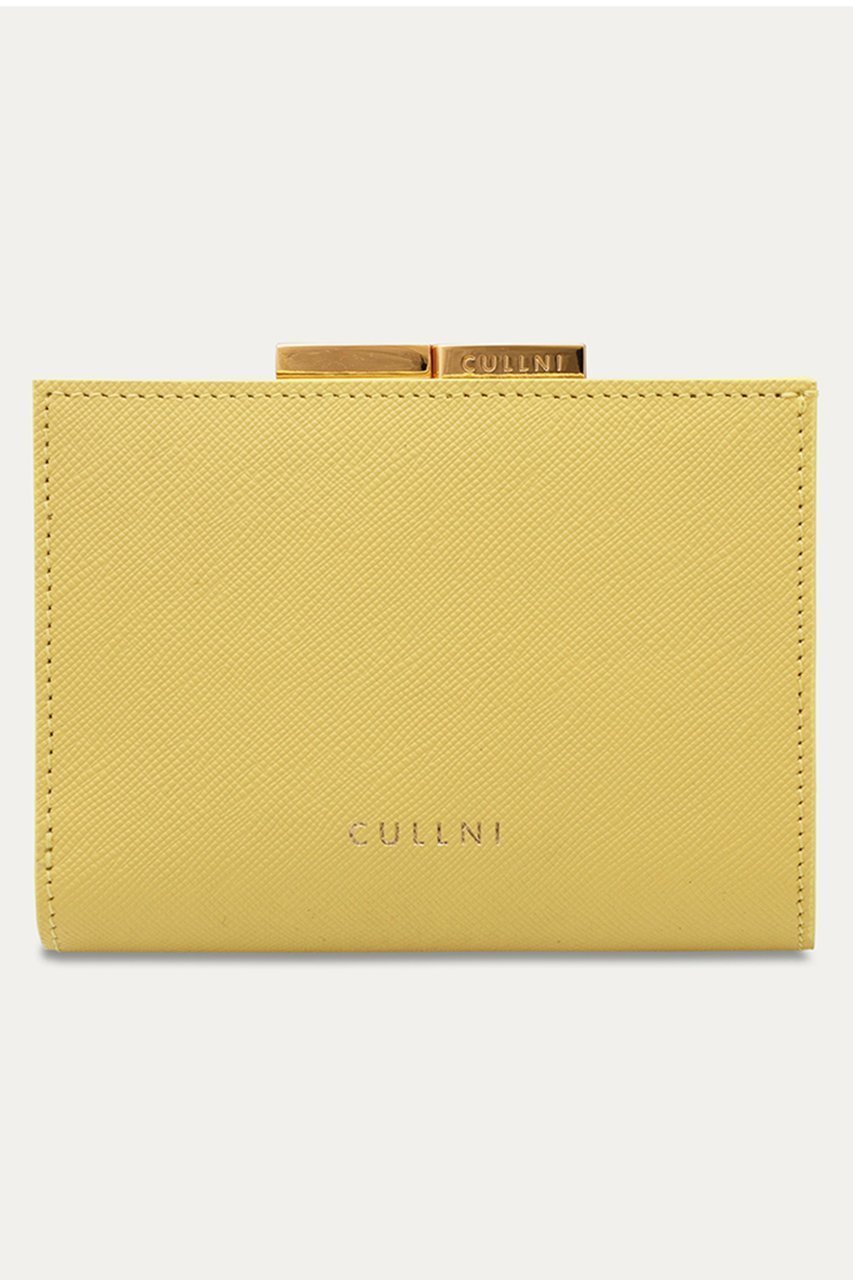【クルニ/CULLNI】のLeather ミニウォレット with A Clasp インテリア・キッズ・メンズ・レディースファッション・服の通販 founy(ファニー) 　ファッション　Fashion　レディースファッション　Fashion for Women　ミニ財布・二つ折り財布　Wallets & Card Cases　ユニセックス　Unisex, Genderless　コンパクト　Compact, Small Size　シンプル　Simple, Minimal　ボックス　Boxy, Box Shape　ポケット　Pocket, Pocket Detail　エレガント 上品　Elegant　財布　Wallet, Purse　イエロー|ID: prp329100004041890 ipo3291000000034931201