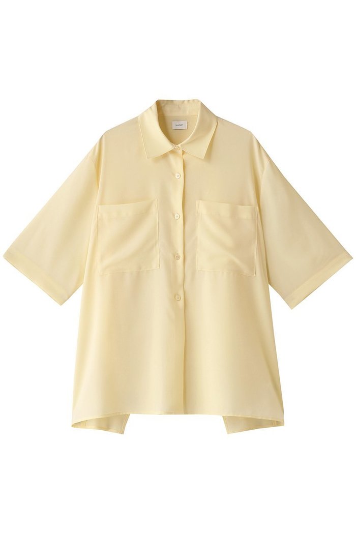 【マノフ/MANOF】のBACK LAYER SHIRT/シャツ インテリア・キッズ・メンズ・レディースファッション・服の通販 founy(ファニー) https://founy.com/ ファッション Fashion レディースファッション WOMEN トップス・カットソー Tops/Tshirt シャツ/ブラウス Shirts/Blouses ショート Short シンプル Simple スリット Slit スリーブ Sleeve フェミニン Feminine フロント Front 羽織 Haori |ID: prp329100004043175 ipo3291000000027745664