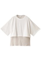 【マノフ/MANOF】のMESH LAYERED CUT TOPS/トップス WHITE|ID: prp329100004043176 ipo3291000000035791870